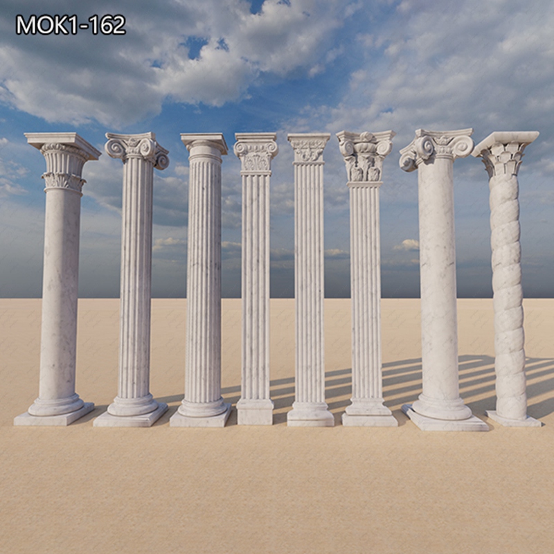 Wholesale Greek White Marble Column from Supplier MOK1-162