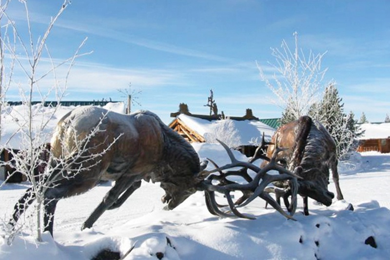 Yellowstone National Park Elk Sculpture