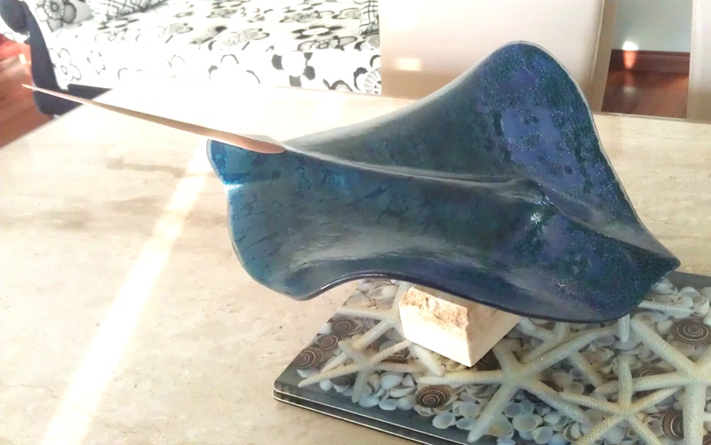 bronze Stingray Animal Statue
