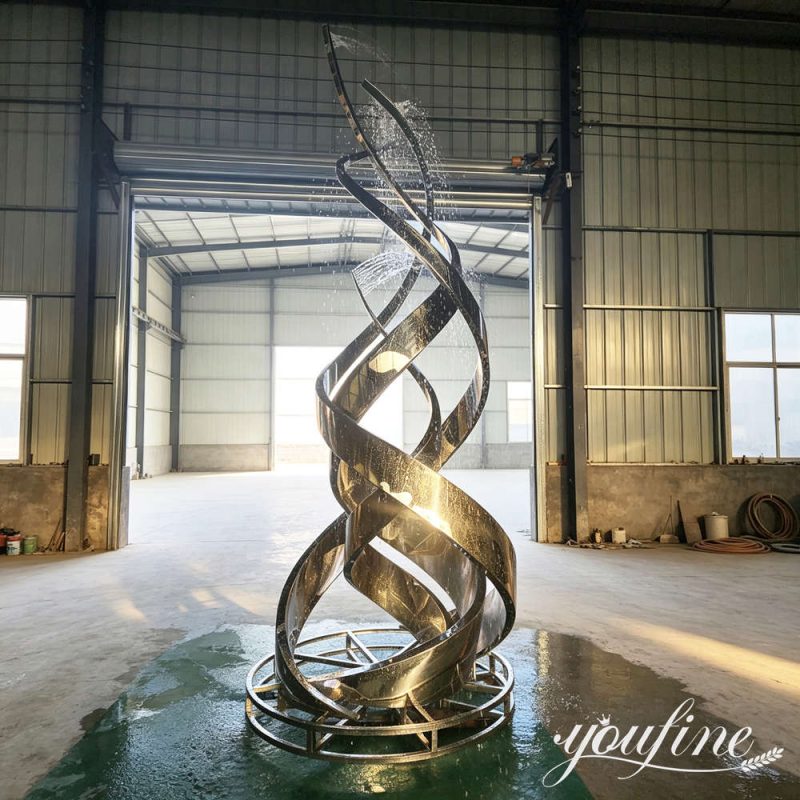 flame water feature
