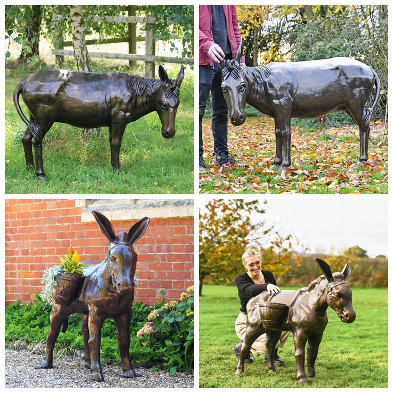 donkey garden statue