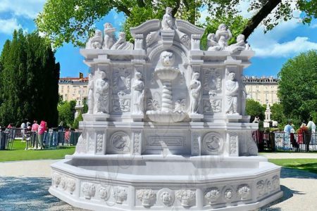 Marble Large Outdoor Wall Fountain MOK1-164