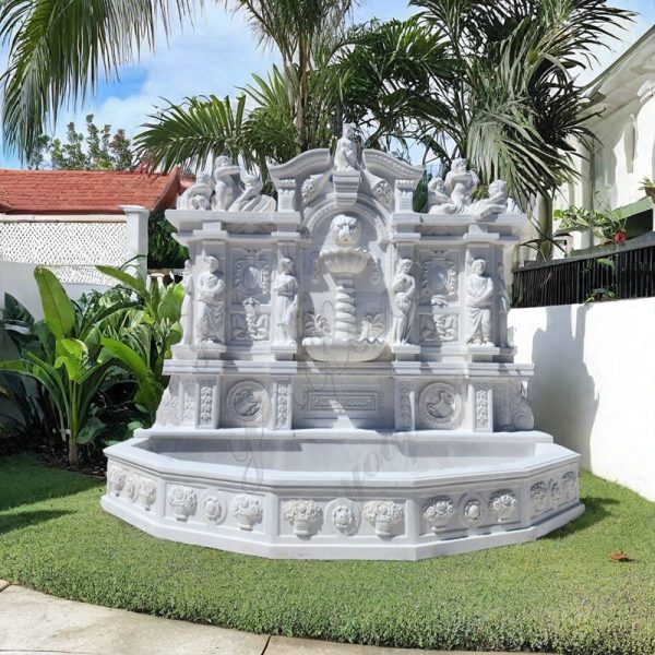 marble wall outdoor feature