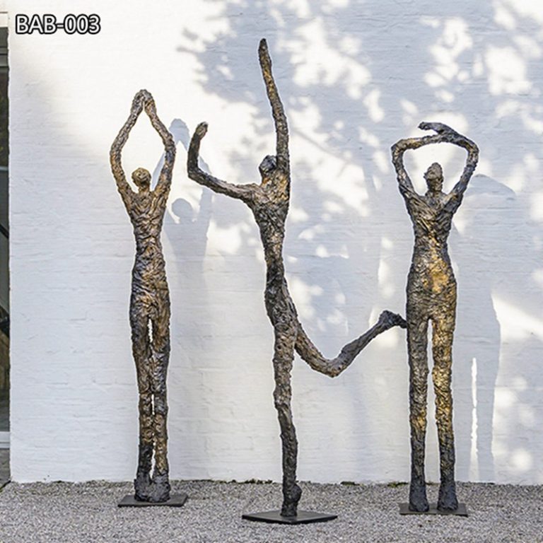 Modern Bronze Abstract Figure Sculpture BAB-003