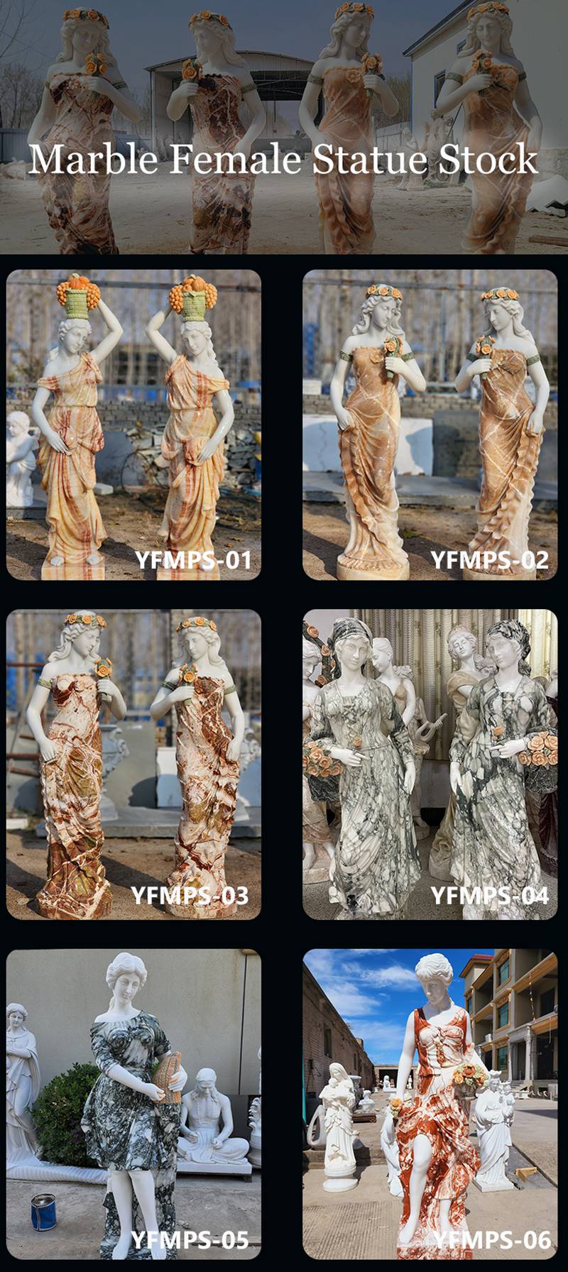 youfine marble figure statue for garden