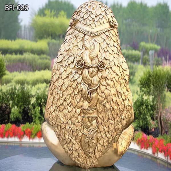 Bronze Lifesize Gaia sculpture