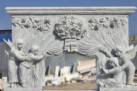 High Quality Custom Marble Fireplace Surround Supplier