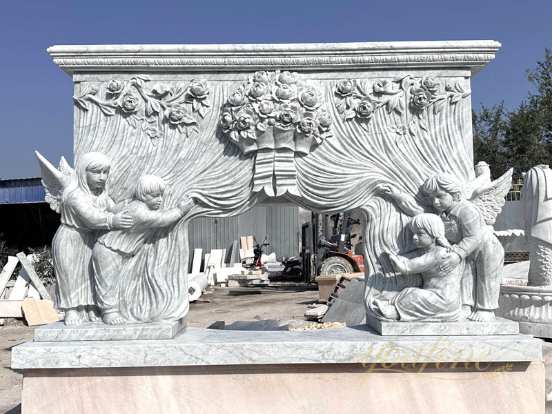 High Quality Custom Marble Fireplace Surround Supplier