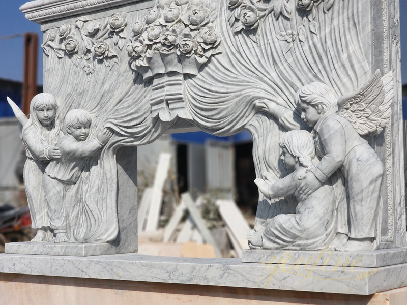 High Quality Custom Marble Fireplace Surround Supplier