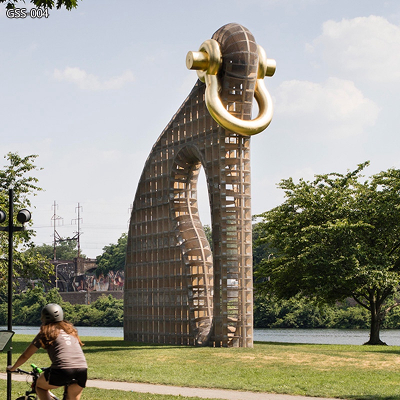 Large Outdoor Metal Big Bling Sculpture for Park 