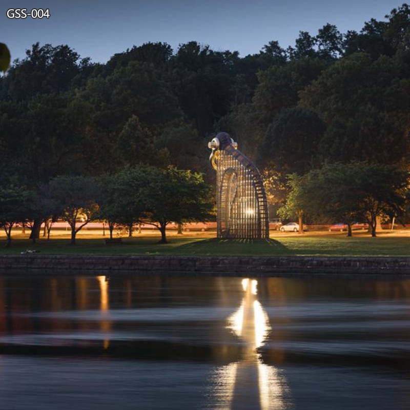 Large Outdoor Metal Big Bling Sculpture for Park