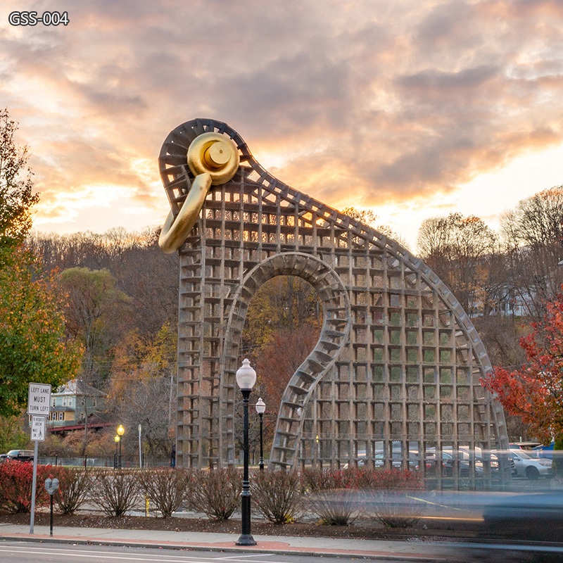 Large Outdoor Metal Big Bling Sculpture for Park 