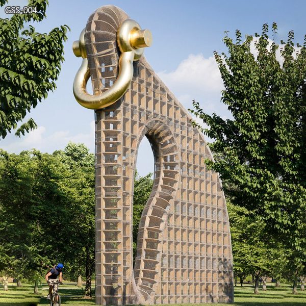 Large Outdoor Metal Big Bling Sculpture for Park GSS-004