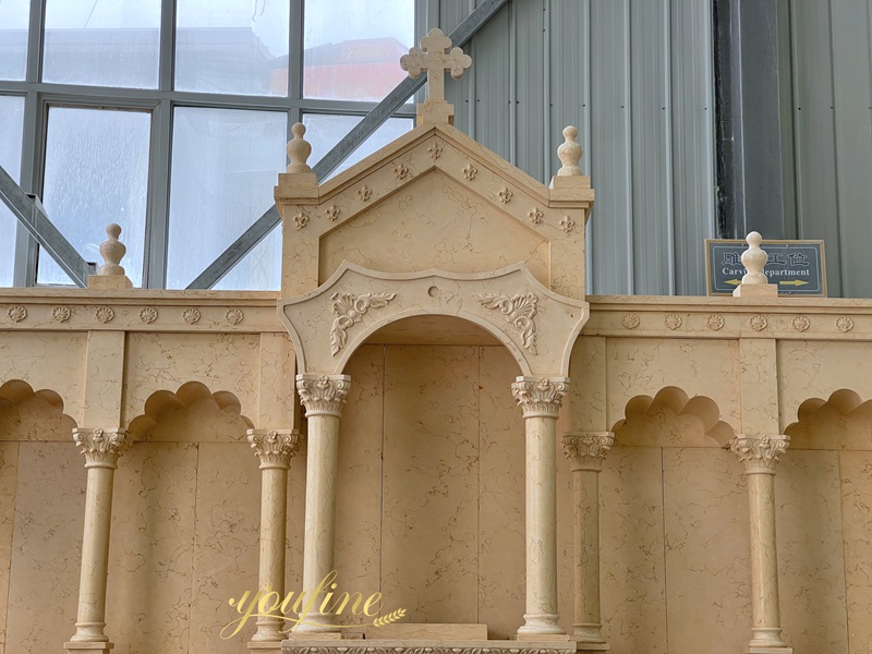 Marble Catholic Church high Altar detail