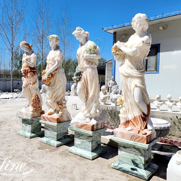 Marble Four Season Statues For Garden