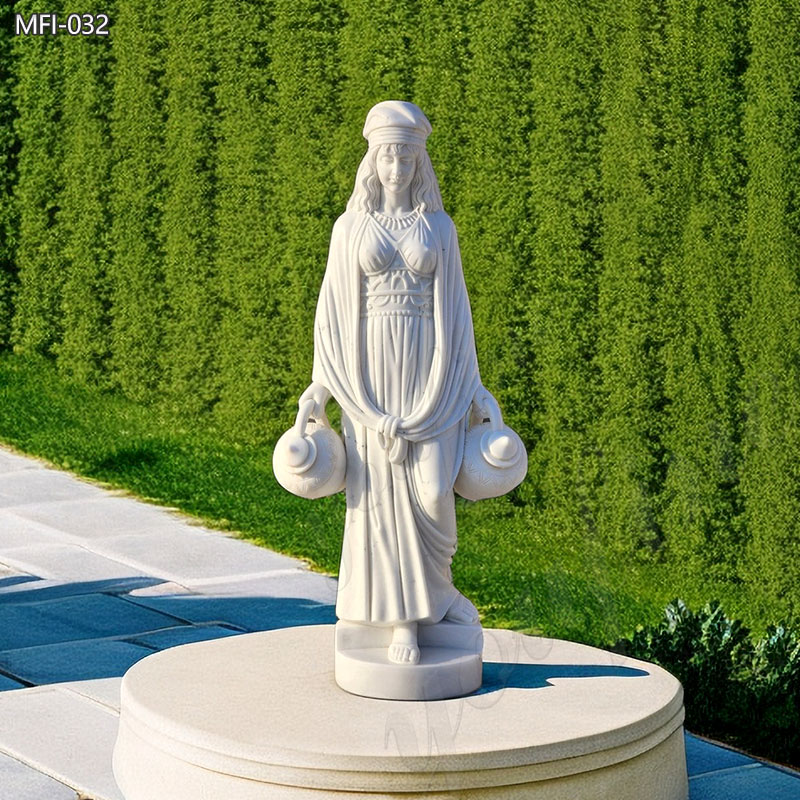 Outdoor-Marble-Lady-Garden-Ornament-Statue-for-Sale