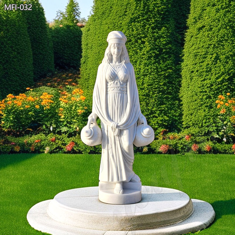 Outdoor-Marble-Lady-Garden-Ornament-Statue-for-Sale