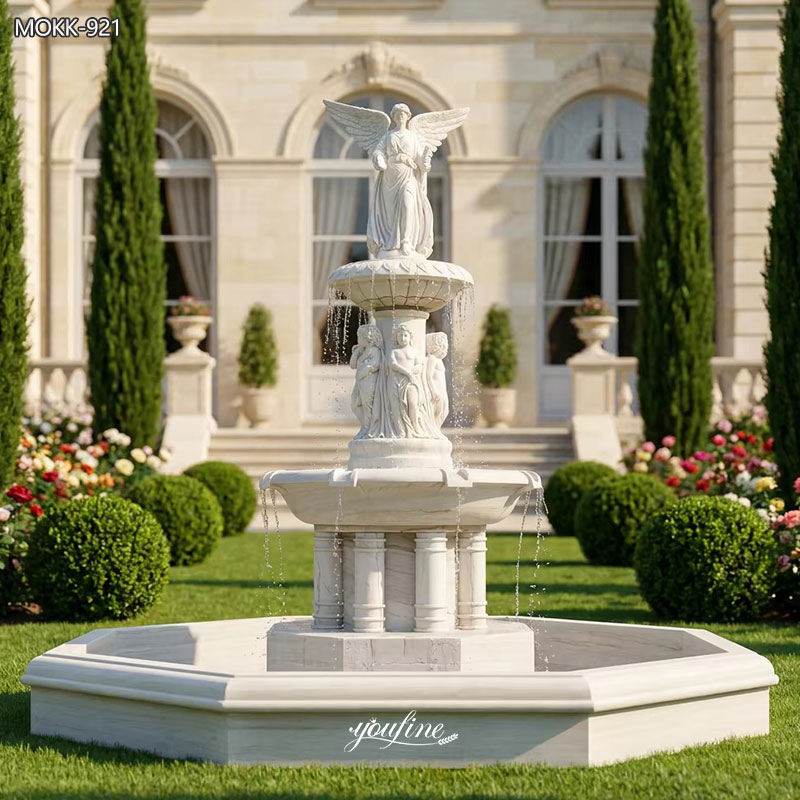 Garden Decor Divine Marble Angel Fountain MOKK-921