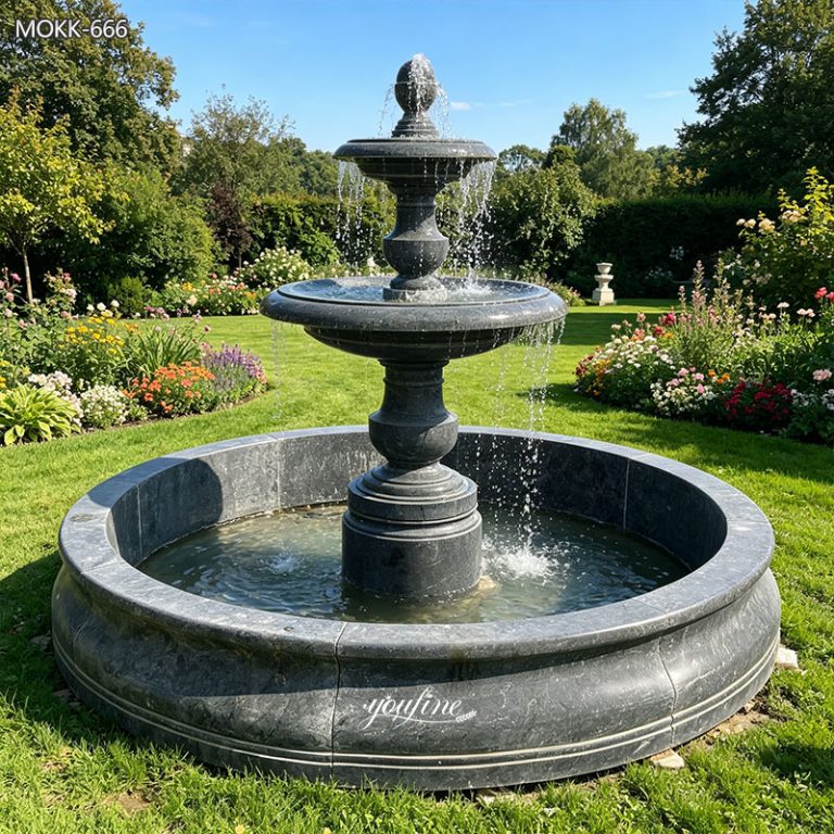 Marble Black Outdoor Fountain MOKK-666