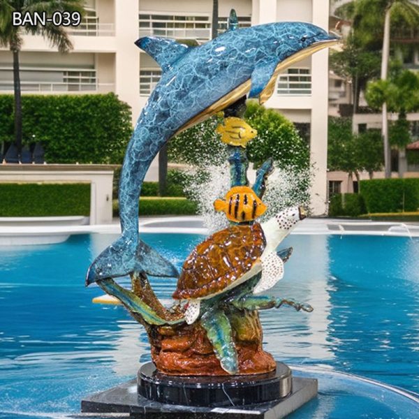dolphin water feature