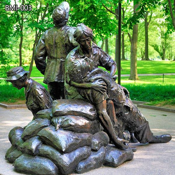 female soldier statue