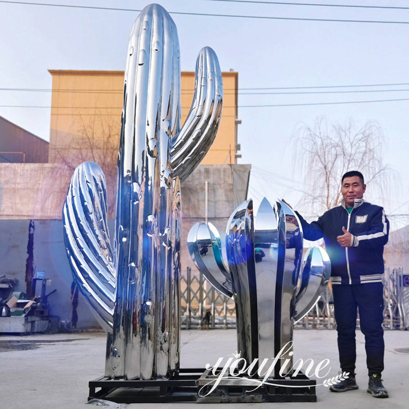 large cactus sculpture
