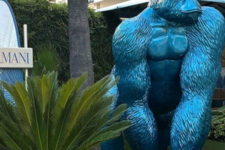 Bronze Giant Gorilla Statue Outdoor Garden Art for Sale
