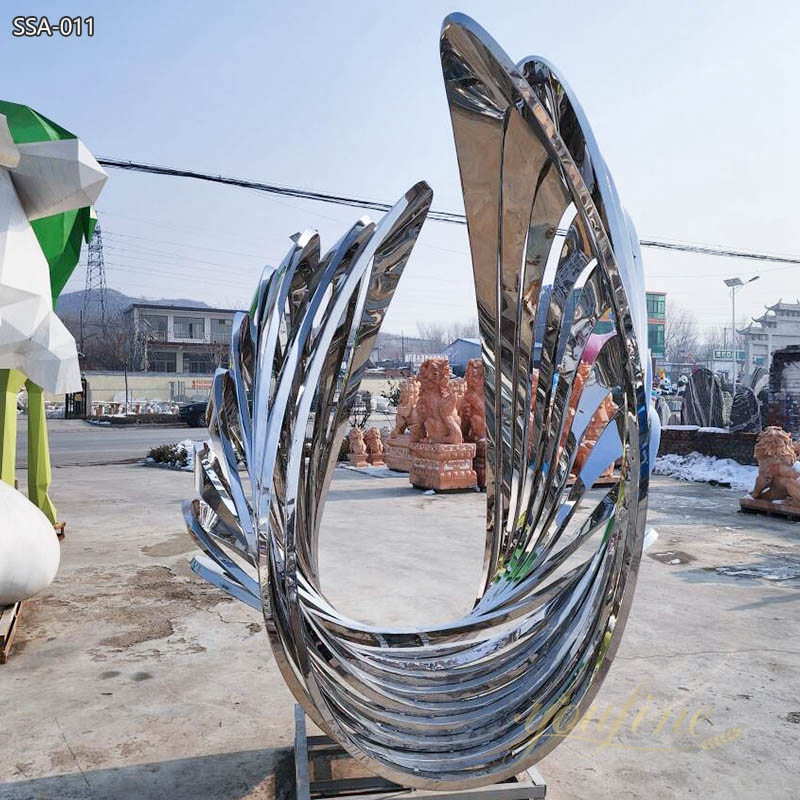 Large Stainless Steel Scallop Shell Sculpture for Public - YouFine