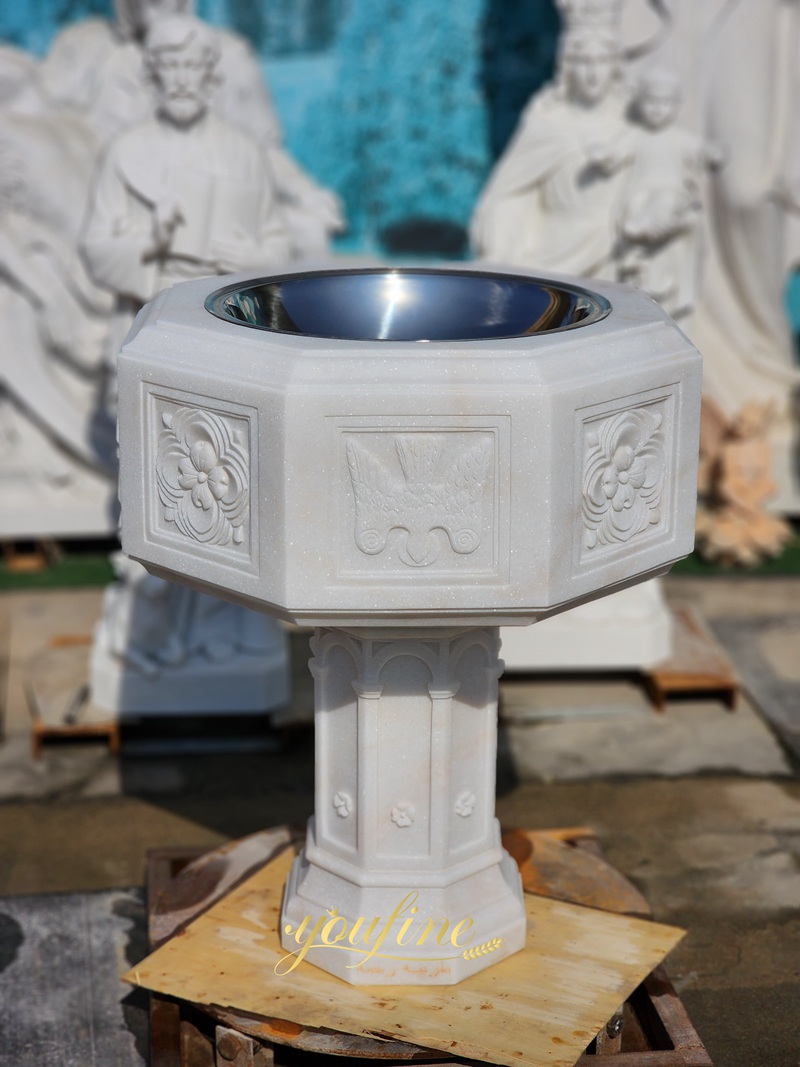 Marble Baptismal Font for Church