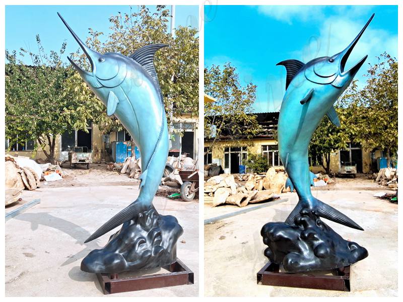 bronze Marlin Fountain