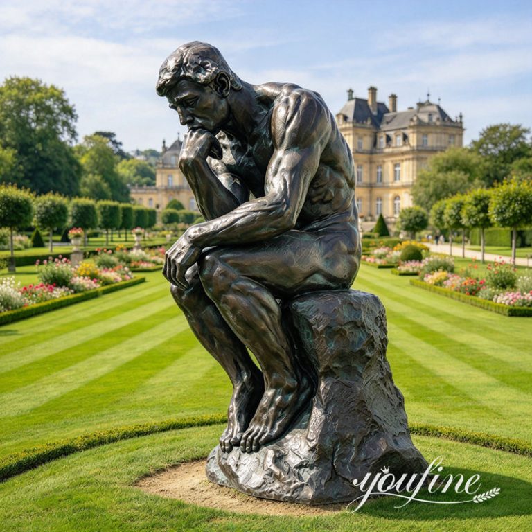 Life Size Bronze Thinker Statue Replica for Sale BOKK-554
