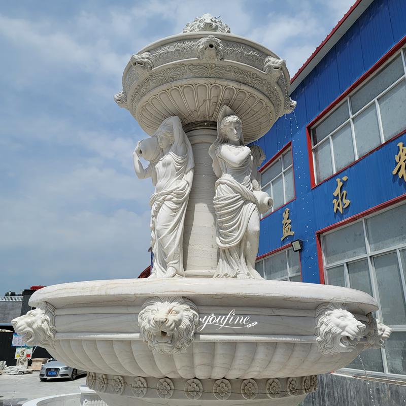 four classical maiden statues
