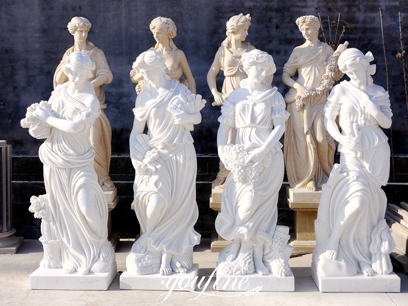 life size marble four season statue for sale