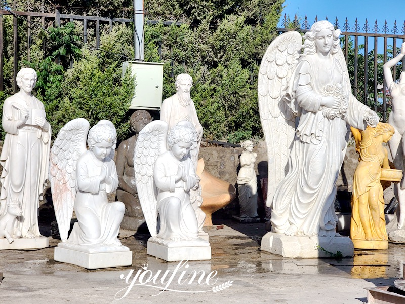 marble angel sculpture