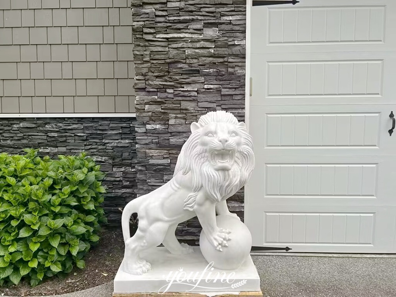 marble lion statue feedback 1