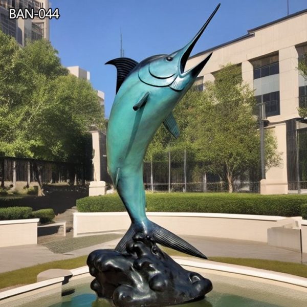 marlin statue fountain