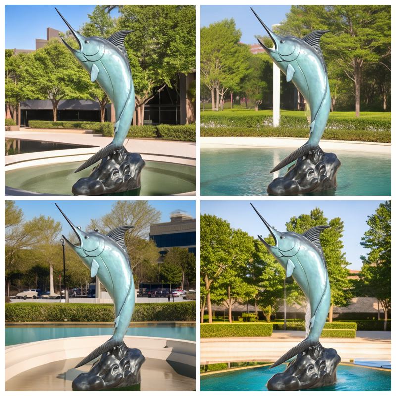 marlin yard statue