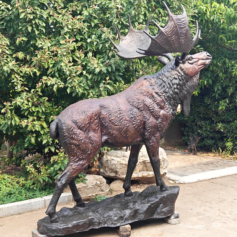 large moose lawn ornament