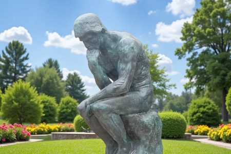 Bronze the Thinker Bronze Statue for Sale BOKK-554