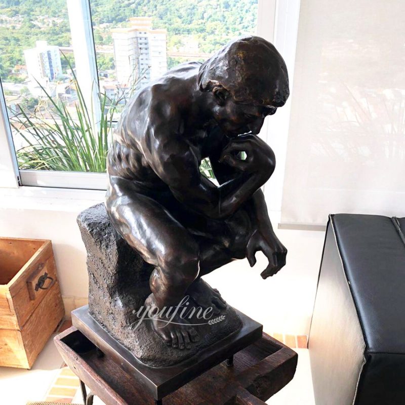 thinking man statue feedback