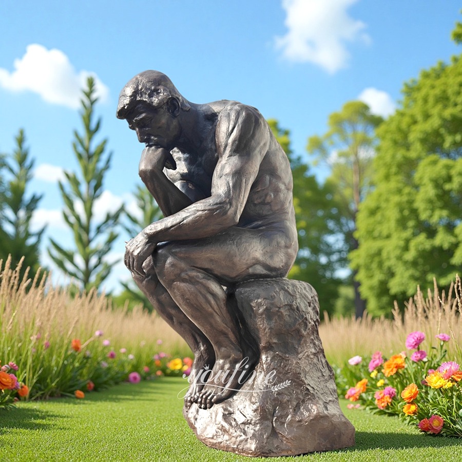 thinking man statue