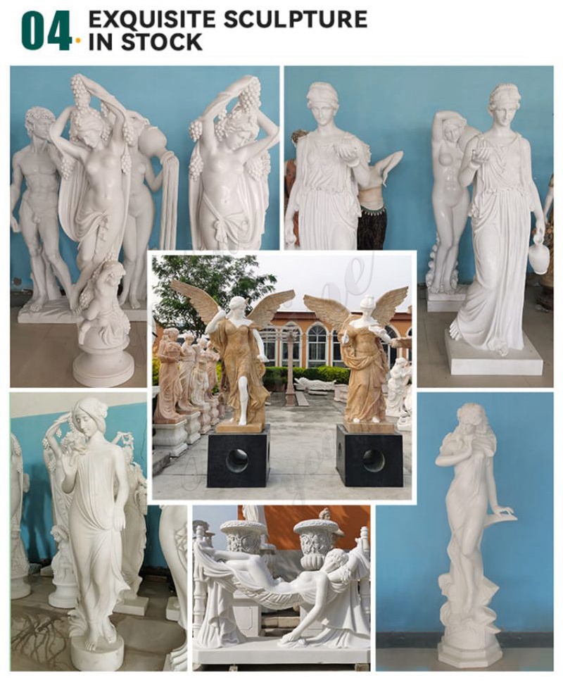 4 marble sculpture in stock