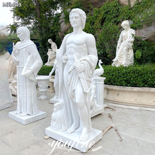 Ancient Roman Famous Marble Warrior Statue for Sale