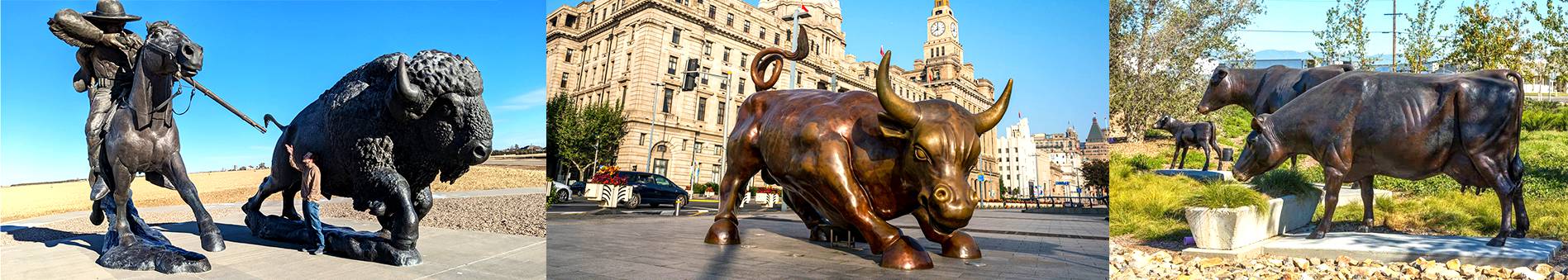 Bronze Bull Statue