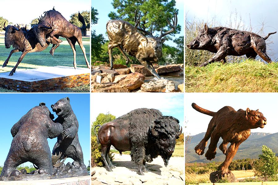 Bronze Wildlife Sculptures