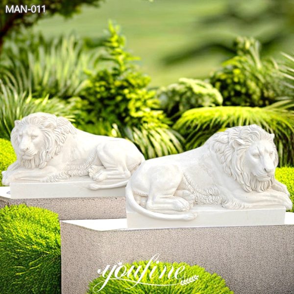 Hot-Design-Marble-Lying-Lion-Statue