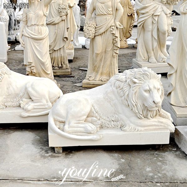 Hot-Design-Marble-Lying-Lion-Statue-in-Pair