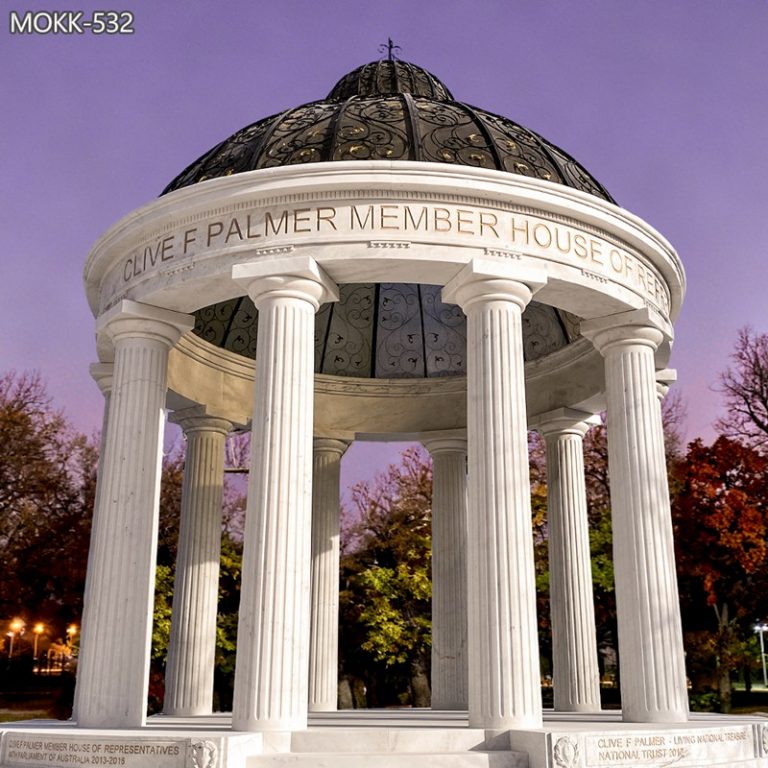 Large Outdoor Luxury Marble Garden Gazebo for Park MOKK-532