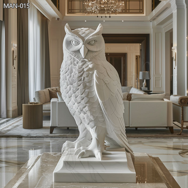 Large-White-Marble-Owl-Sculpture-for-Indoor-Decoration-for-Sale-2