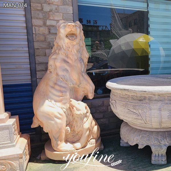 Life-Size-Marble-Bear-Statue-for-Garden-Decor-on-Sale6